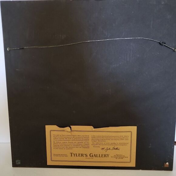 Mitchell Tolle Signed Framed Wall Hanging - Picture 6 of 7